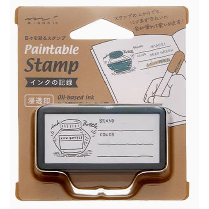 Midori Women's Stationery Expo Limited Edition Special Design Paintable Stamp