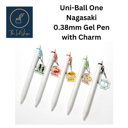 Uni-Ball One 0.38mm Gel Pen Nagasaki with Charm