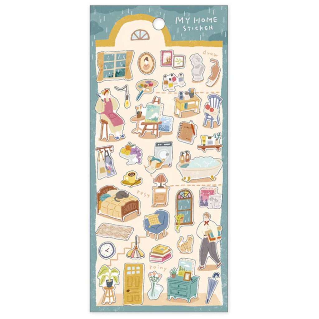 Mind Wave My Home Stickers