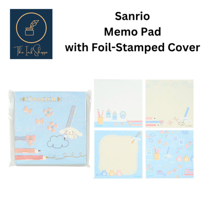 Sanrio Memo Pad with Foil-Stamped Cover