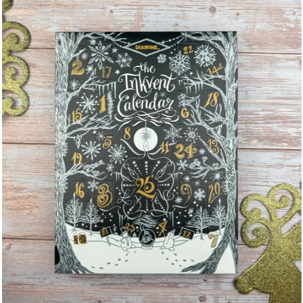 Diamine Inkvent Black Edition 2024 Advent Calendar Fountain Pen Ink Full Box