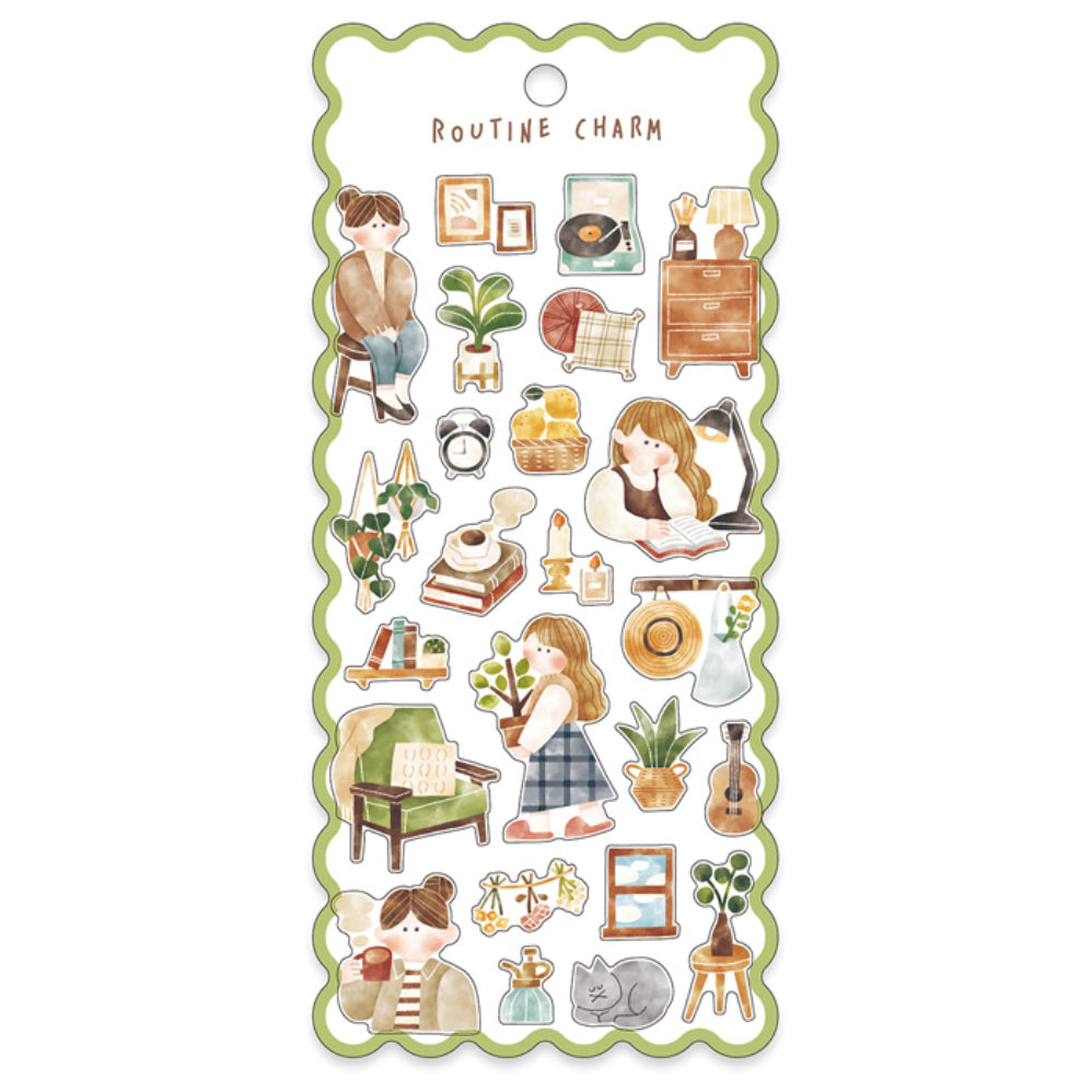 Mind Wave Routine Charm Stickers