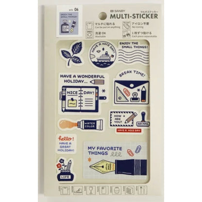 Sanby Eric Small Things Multi-Sticker