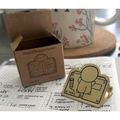 The Coffee Monsterz Co. Brass Clip