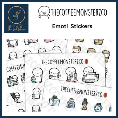 The Coffee Monsterz Co. Emoti Stickers