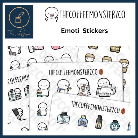 The Coffee Monsterz Co. Emoti Stickers