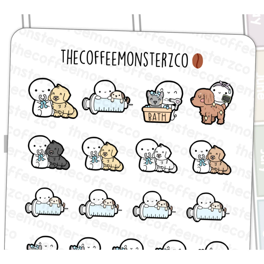 The Coffee Monsterz Co. Emoti Stickers