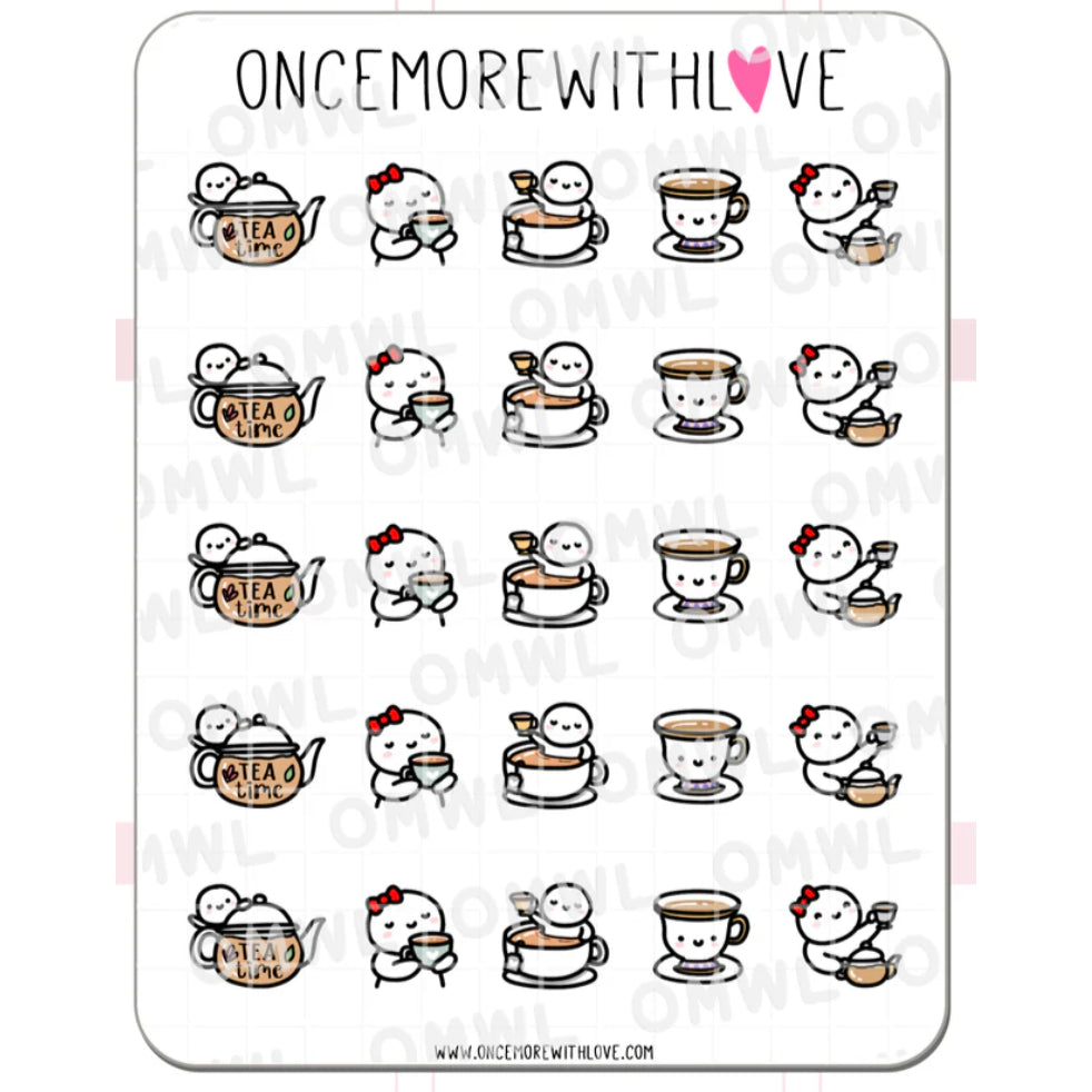 ONCE MORE WITH LOVE Sticker Sheet