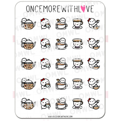 ONCE MORE WITH LOVE Sticker Sheet
