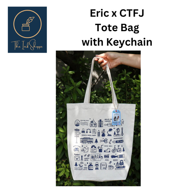 Eric x CTFJ 10th Anniversary Tote Bag with Keychain