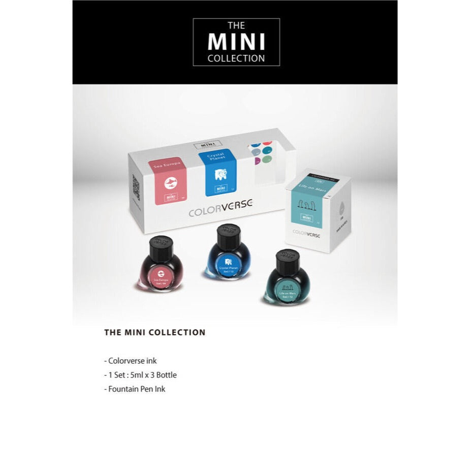 Colorverse The Mini Collection Fountain Pen Ink Bottles (5mL Bottle)