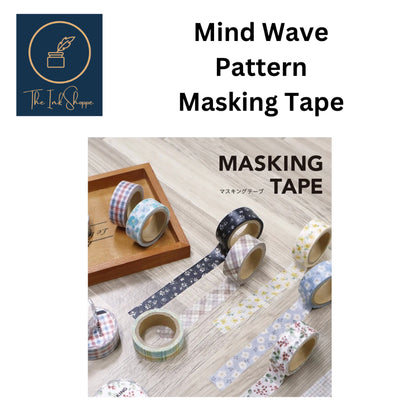 Mind Wave Pattern Masking Tape FULL ROLL