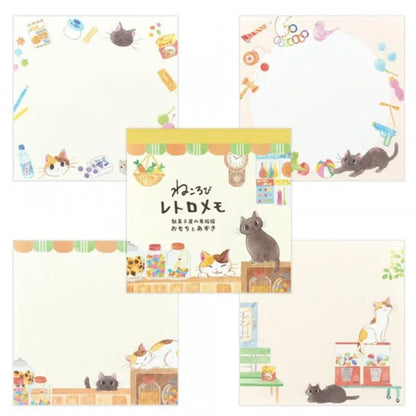 NB Co. Nekorobi Retro Square Memo Pad