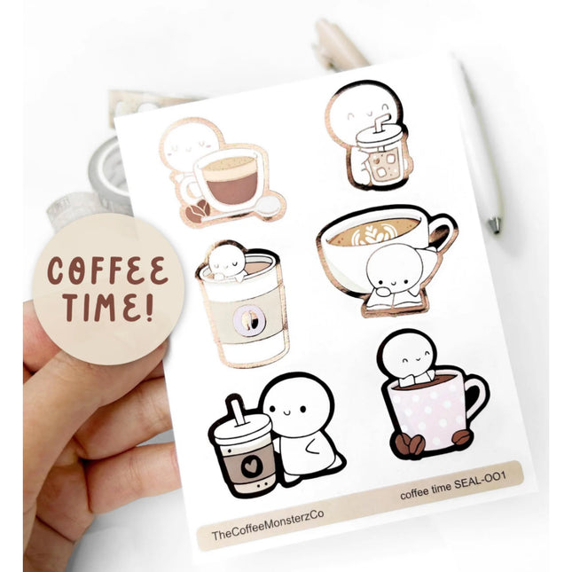 The Coffee Monsterz Co. Sticker Seal