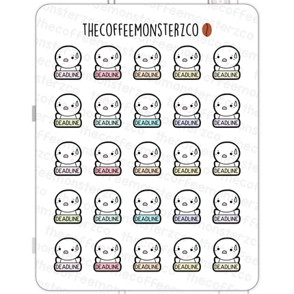 The Coffee Monsterz Co. Emoti Stickers