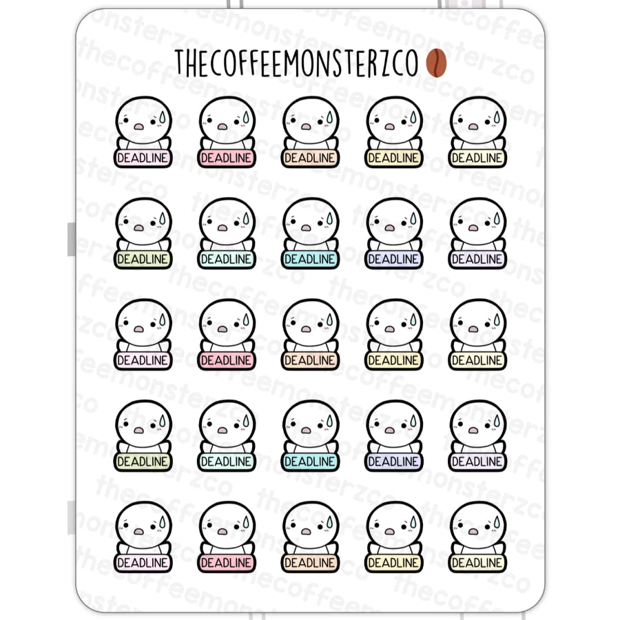 The Coffee Monsterz Co. Emoti Stickers