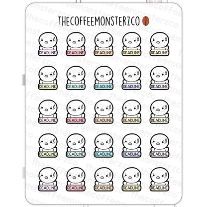The Coffee Monsterz Co. Emoti Stickers