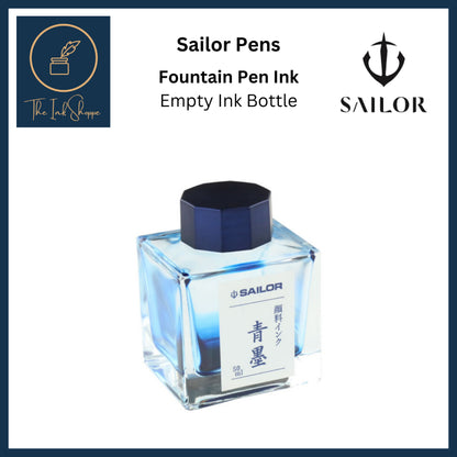 Sailor Fountain Pen EMPTY Ink Bottle