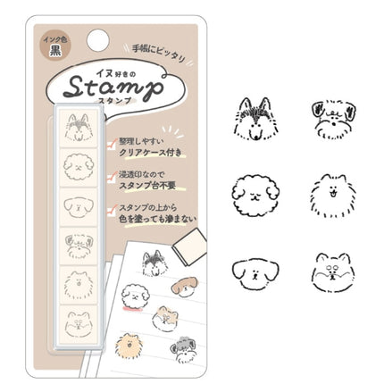 Kamio Japan Favorites 6 Stamps with Case