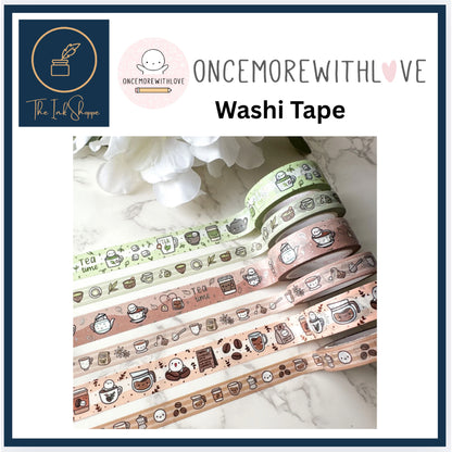 ONCE MORE WITH LOVE Washi Tape in Full Roll