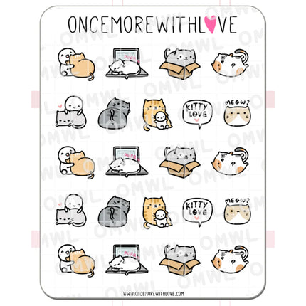 ONCE MORE WITH LOVE Sticker Sheet