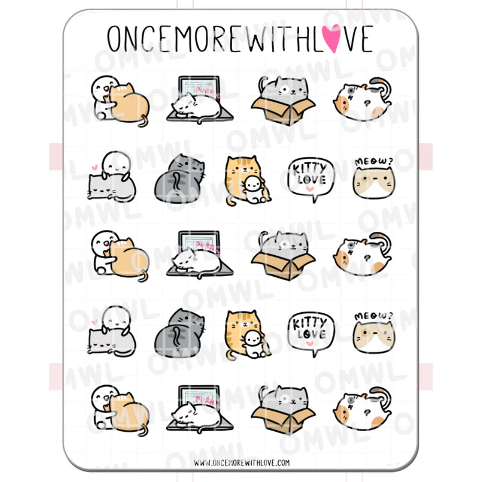 ONCE MORE WITH LOVE Sticker Sheet