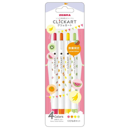 Zebra Clickart Yurukawa Festival Limited Edition Set of 4 Colors