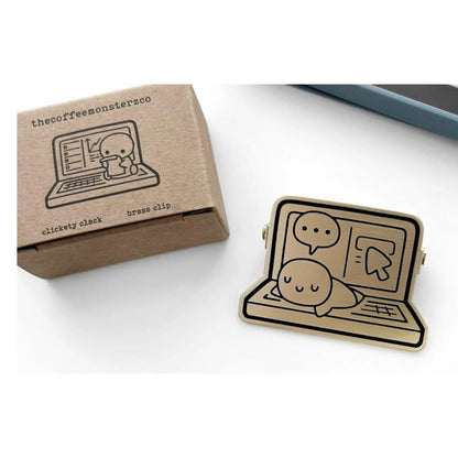 The Coffee Monsterz Co. Brass Clip