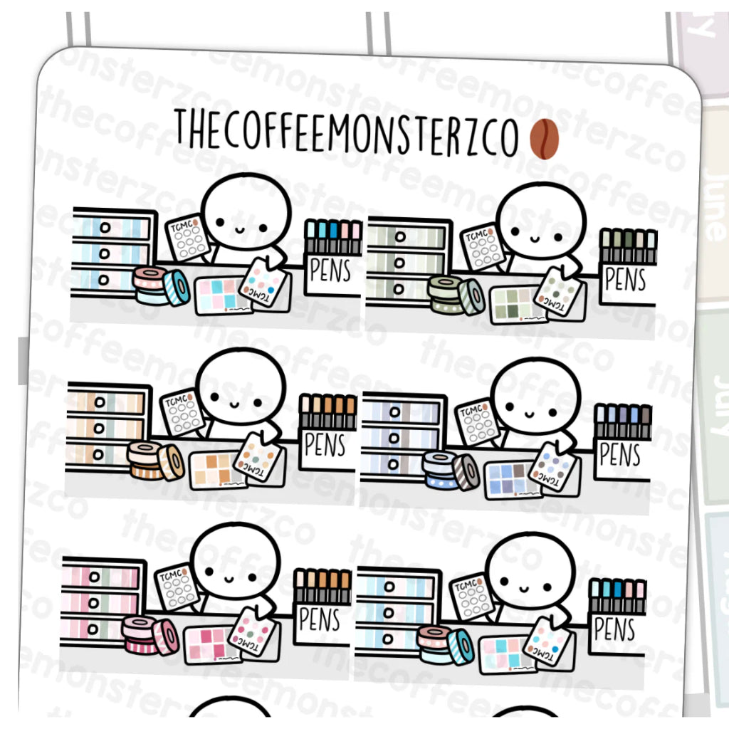 The Coffee Monsterz Co. Emoti Stickers