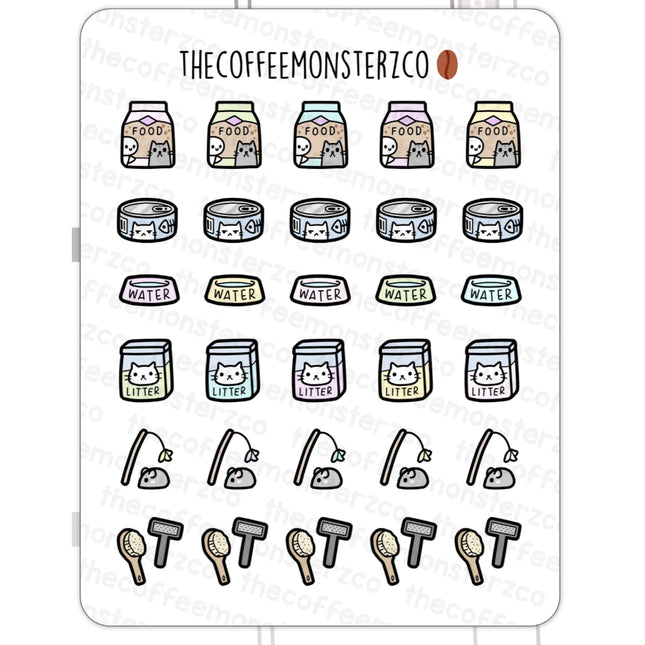 The Coffee Monsterz Co. Doodle Sticker