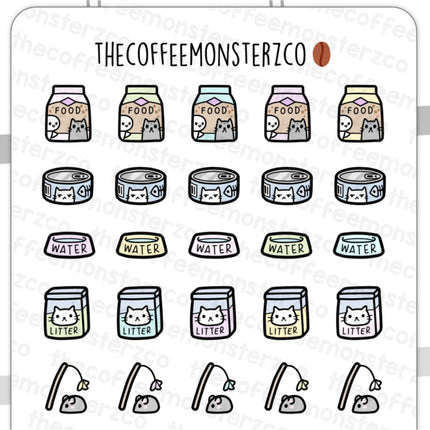 The Coffee Monsterz Co. Doodle Sticker