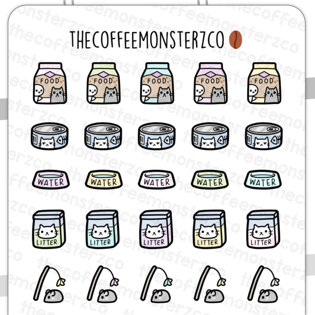 The Coffee Monsterz Co. Doodle Sticker