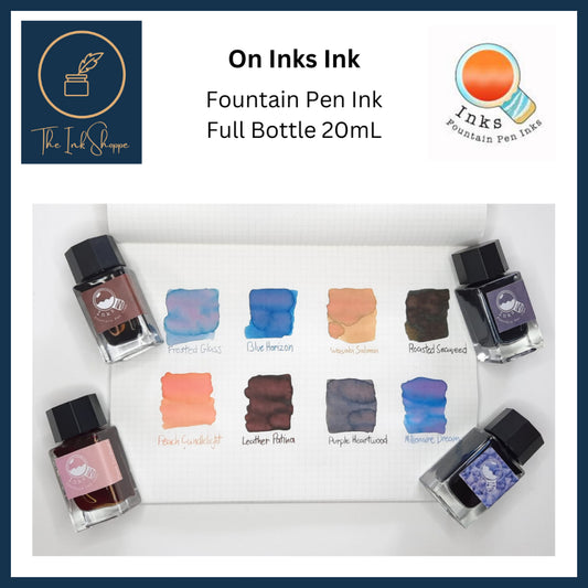 On Inks Fountain Pen Ink Full Bottle (20mL)