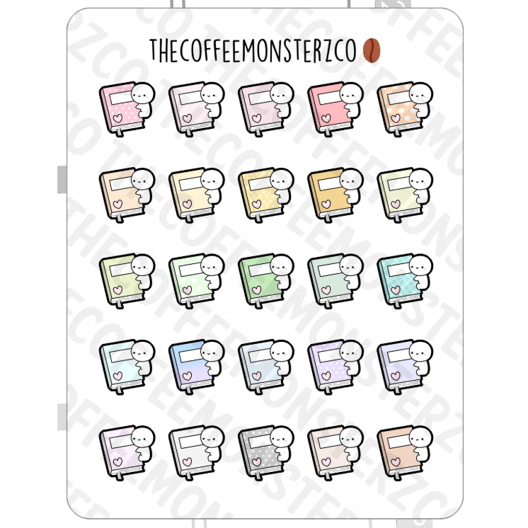 The Coffee Monsterz Co. Emoti Stickers