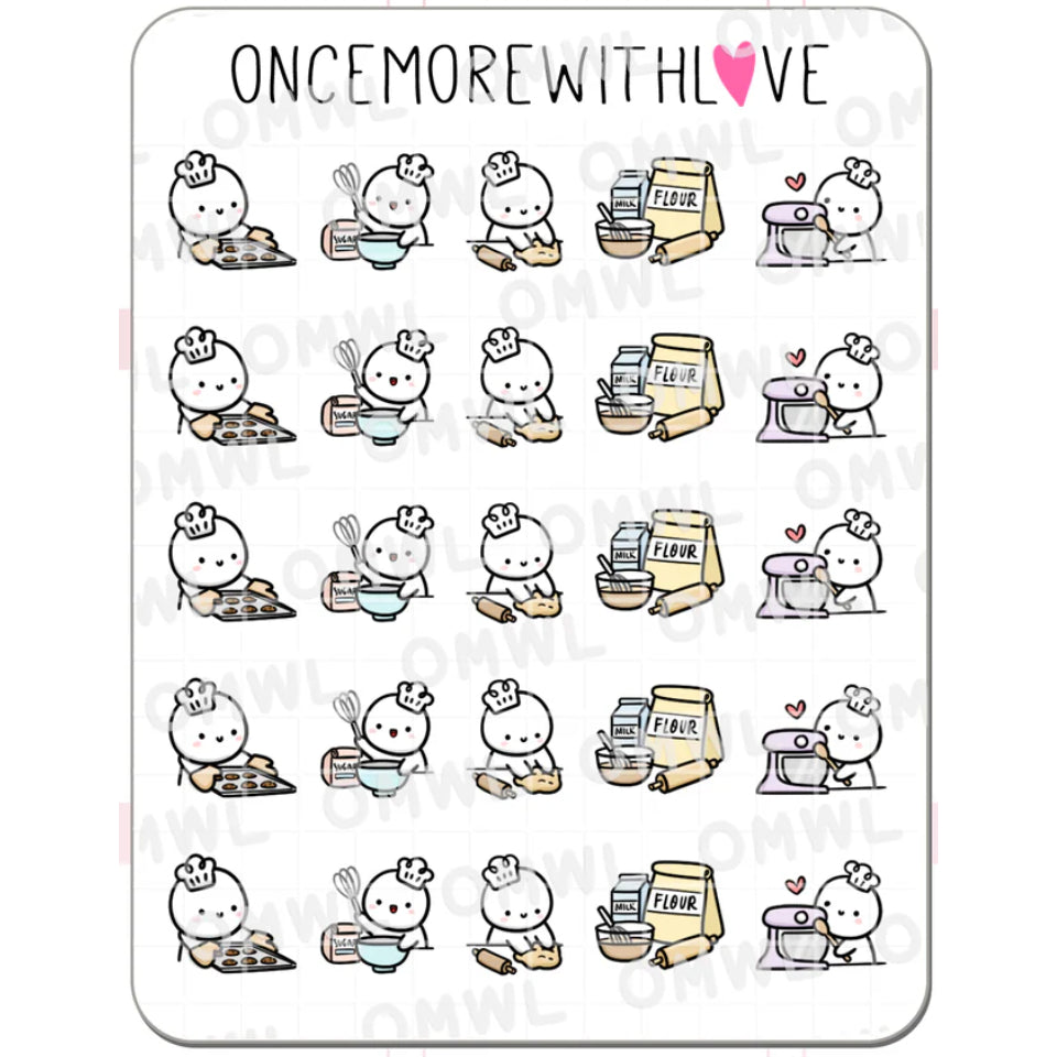 ONCE MORE WITH LOVE Sticker Sheet