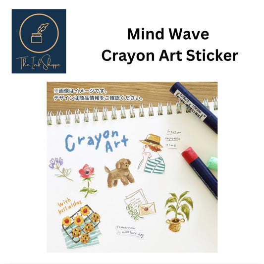 Mind Wave Crayon Art Stickers