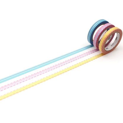 MT Slim Deco Washi Tape Set Pack of 3