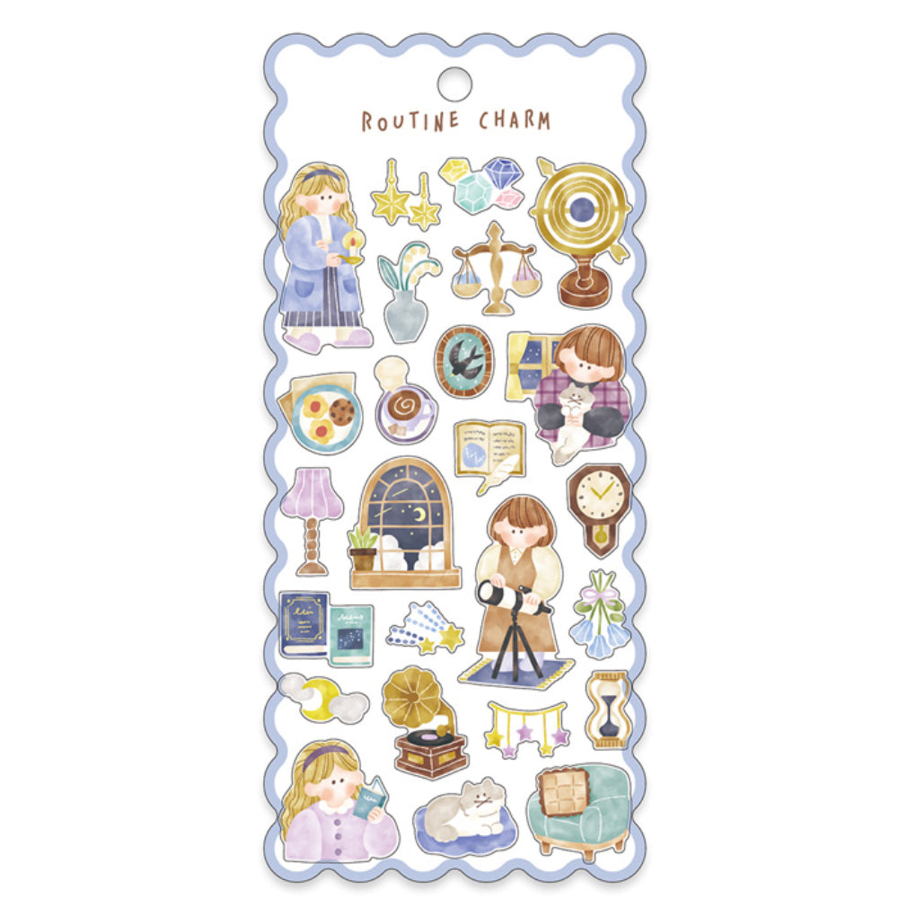 Mind Wave Routine Charm Stickers