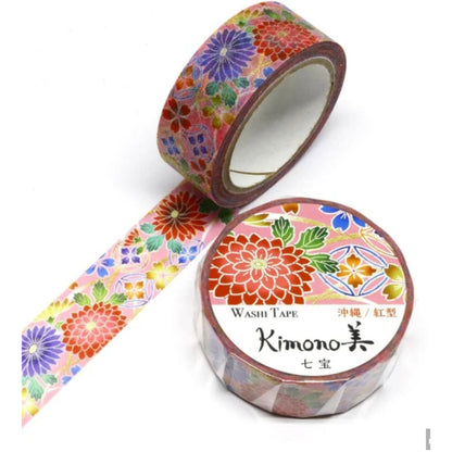 Saien Kimono Series Washi Tape FULL ROLL