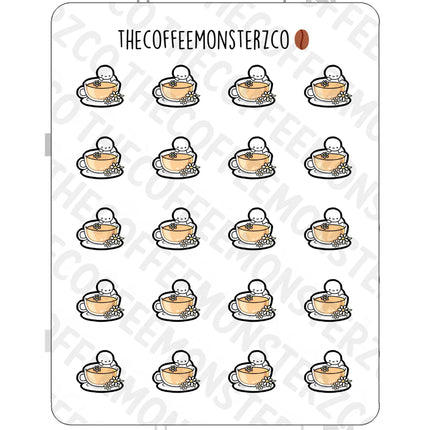 The Coffee Monsterz Co. Emoti Stickers