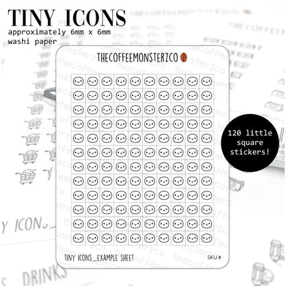 The Coffee Monsterz Co. Tiny Icons Sticker