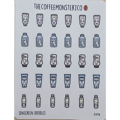 The Coffee Monsterz Co. Doodle Sticker