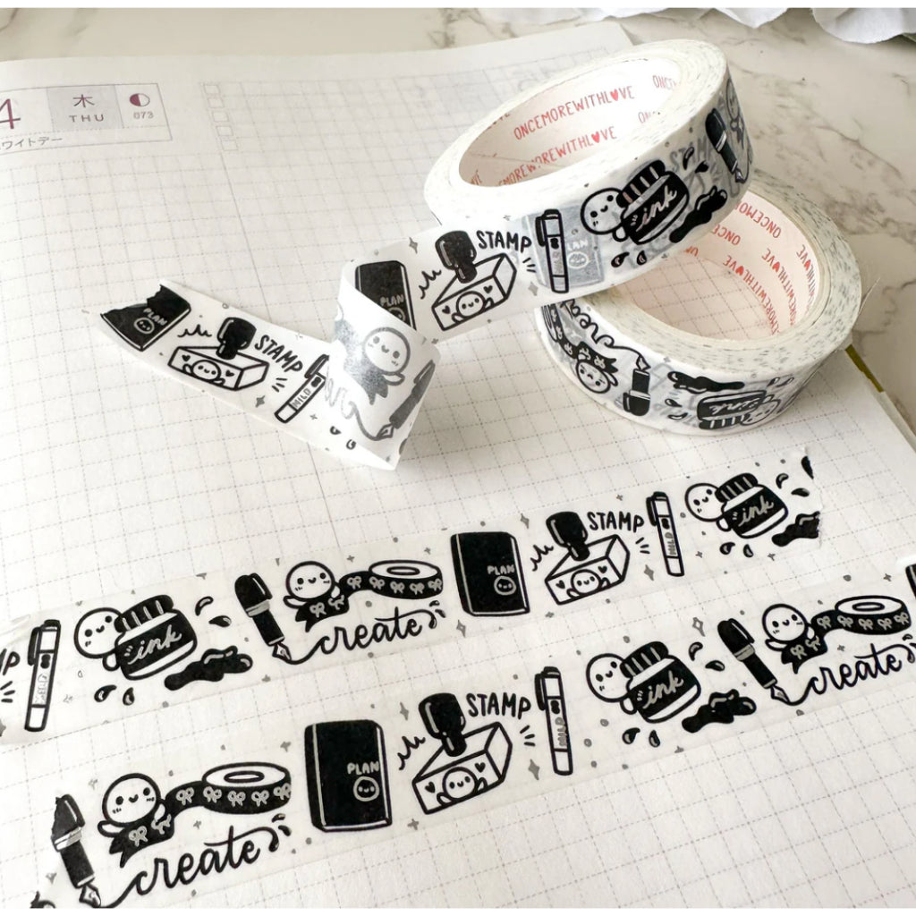 ONCE MORE WITH LOVE Washi Tape in Full Roll