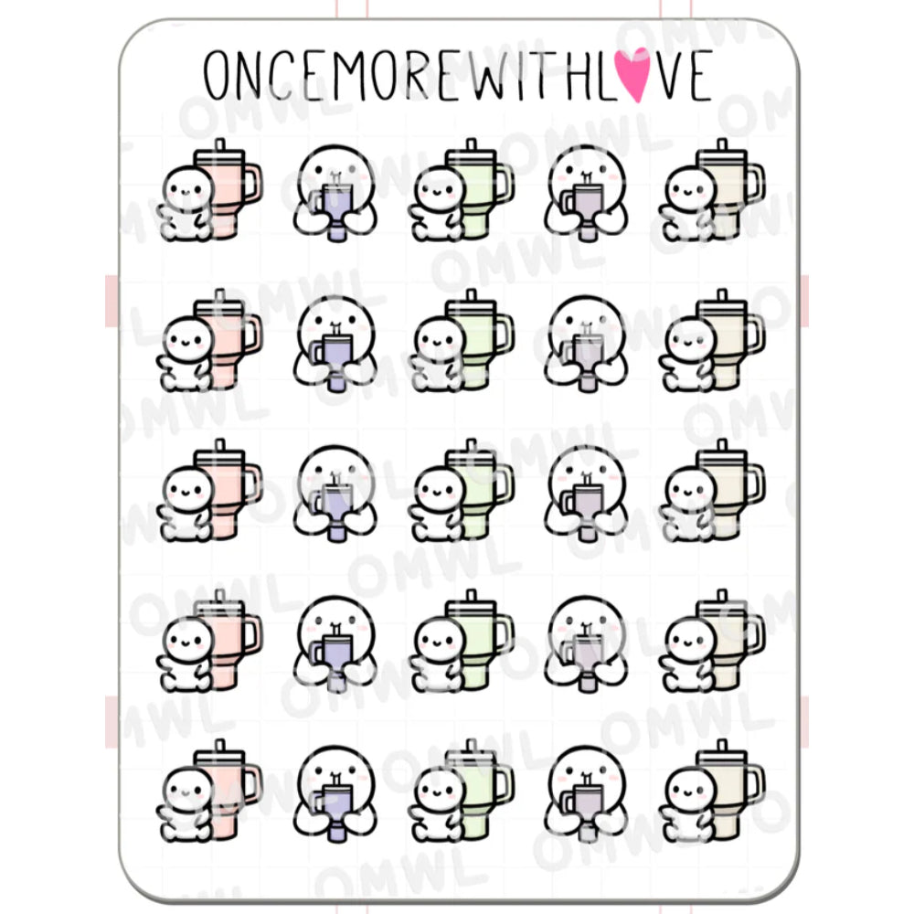 ONCE MORE WITH LOVE Sticker Sheet