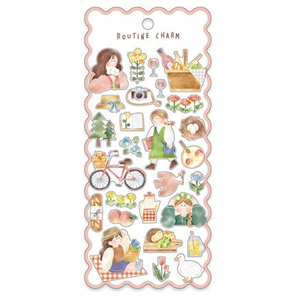 Mind Wave Routine Charm Stickers
