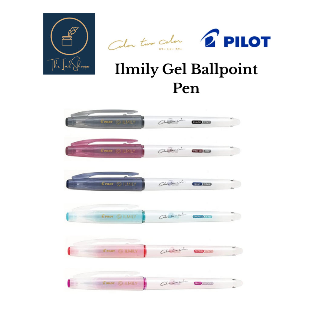 Pilot Ilmily Color Two Color Gel Ink 0.4mm Ballpoint Pen