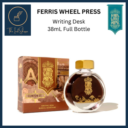 Ferris Wheel Press x Wonder Pens Collaboration Fountain Pen Ink - Writing Desk (38mL Full Bottle)