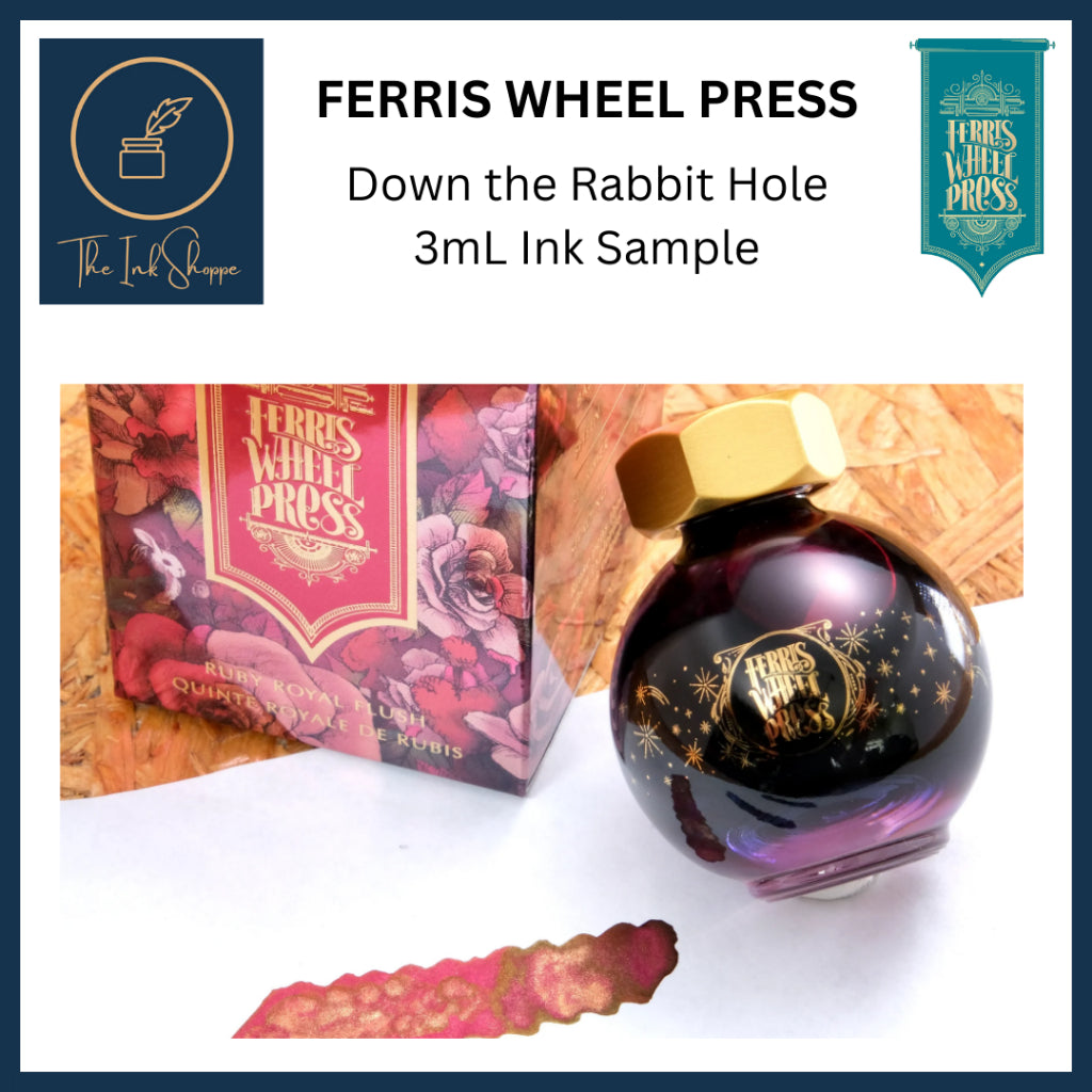 Ferris Wheel Press Ferritales Down the Rabbit Hole Fountain Pen Ink Sample (3mL)