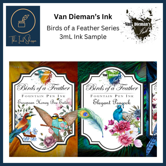 Van Dieman's Birds of a Feather Fountain Pen Ink Sample (3mL)