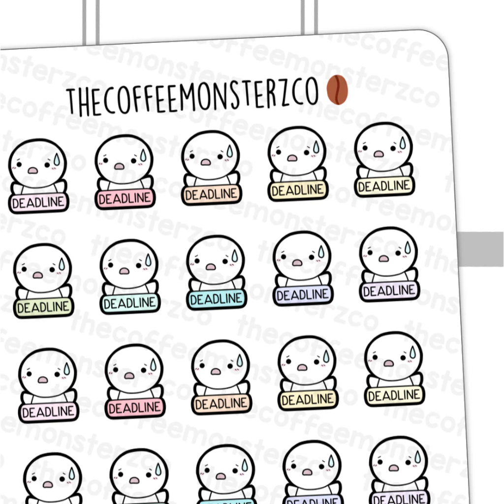 The Coffee Monsterz Co. Emoti Stickers